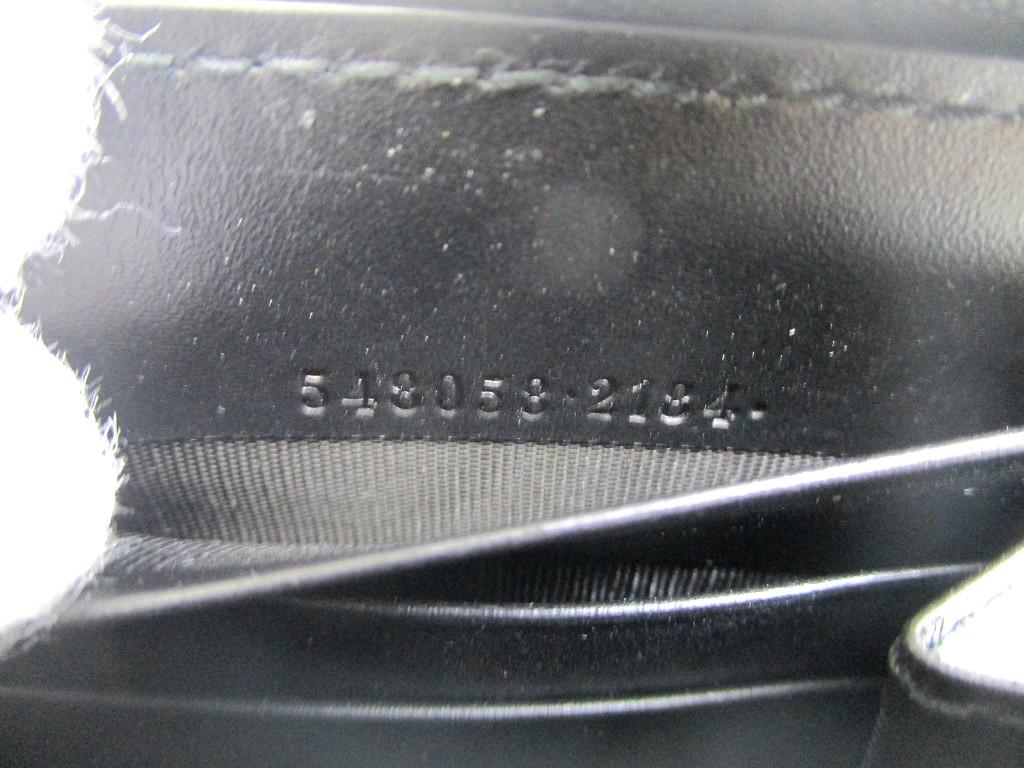 Authentic GUCCI Cat Guccissima Black Leather Round Zip Long Wallet #a926  Refurbished