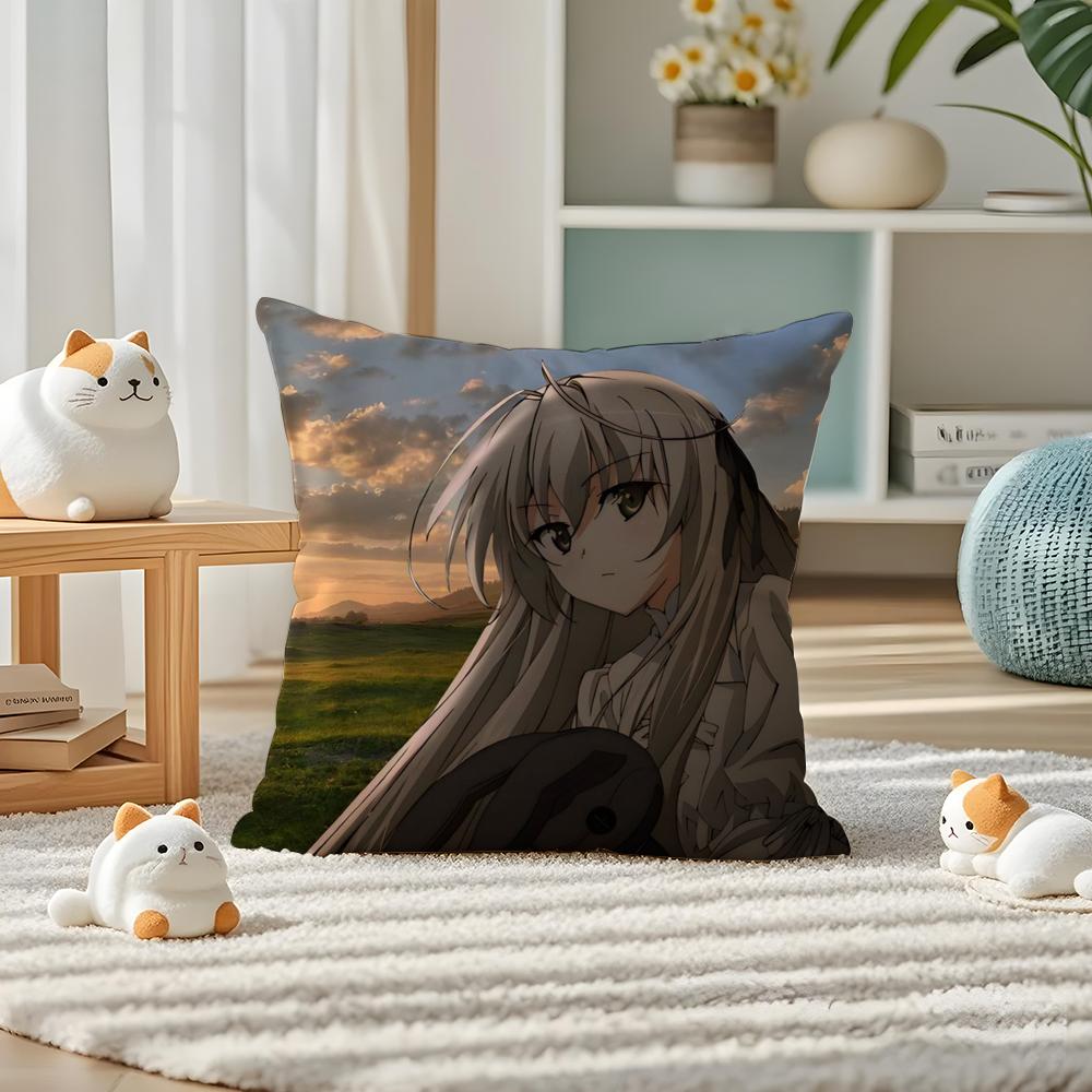 YYosuga no Sora Anime Pillow Case Silky elegant Comfort Sofa Bed Invisible zipper