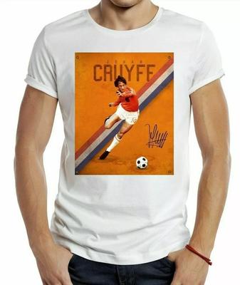 Camiseta Cruyff Retro Genial Regalo Camiseta Fútbol Holanda Años 80 Reino Unido Camiseta Unisex