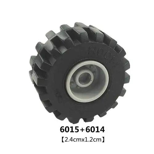 MOC High-Tech Tire Wheel Hub DIY Bricks Car Truck 44309 70695 15413 Construction Building Blocks Compatible Motorcycle Race Toys