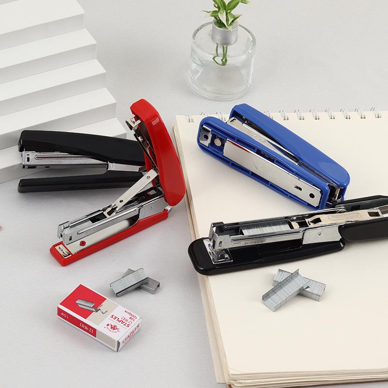Medium-Sized Durable No. 10 Stapler, Staples Up to 25 Pages, Multi-Function Binding Machine