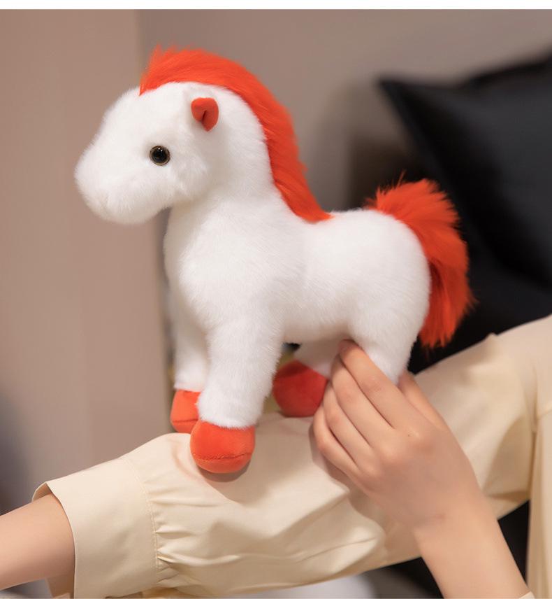 Unicorn Plush Toy - Soft, Cute Stuffed Horse Pendant for Kids