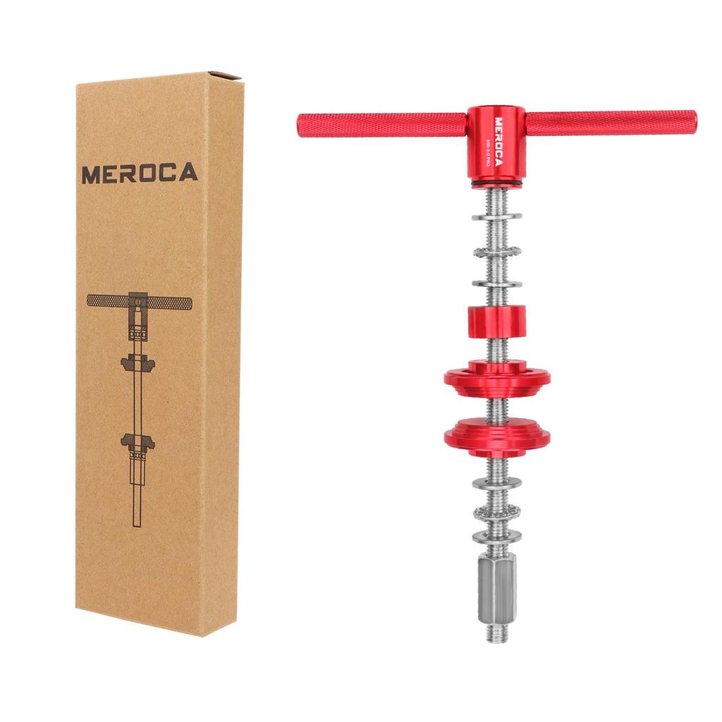 Bicycle Headset Press Tool Bottom Bracket Press Fit Tool CNC Aluminum Alloy with Thrust Bearings for Smooth Installation Headset
