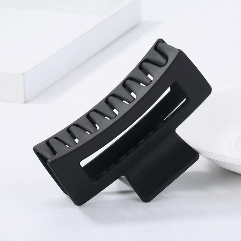 Damen Matte Quadratische Haarspange (Schwarz) Hochstecknadel