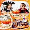 Festlicher Tischschmuck Halloween Süßigkeitenschale, Kürbis Geisterförmige Schale, Gruselige Servier-Dekorative Schale für Kekse, Desserts, Party Trick or