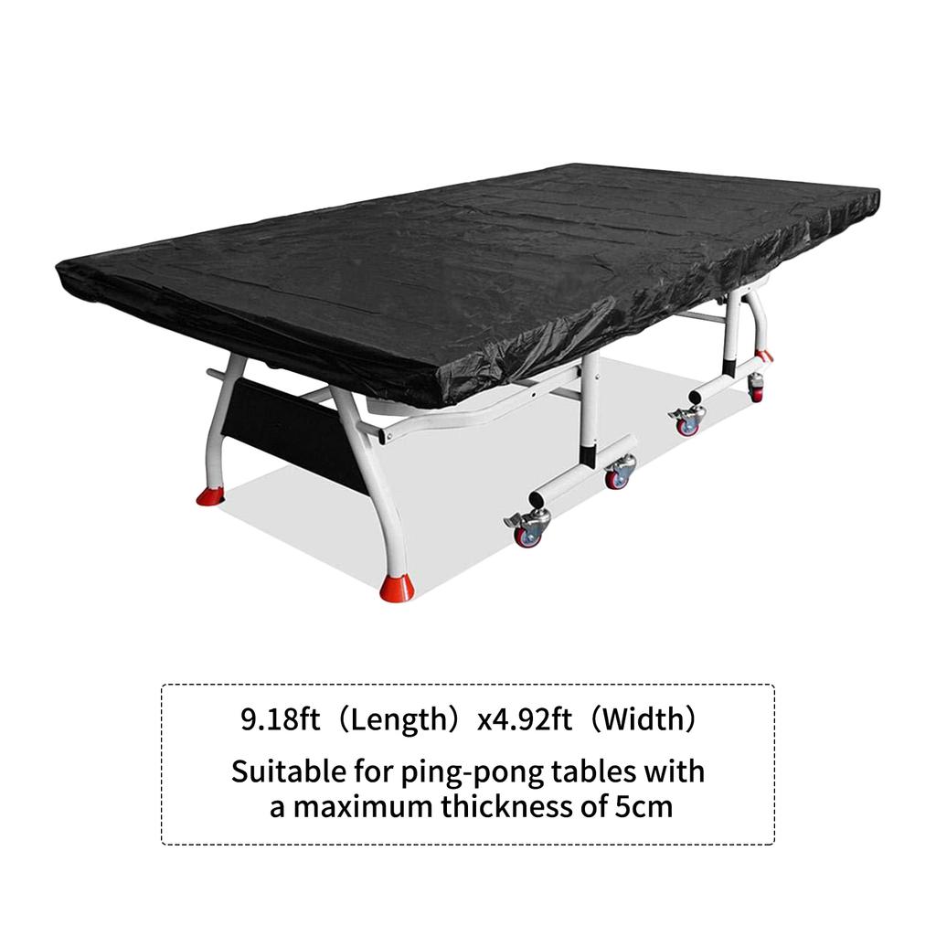 Table Tennis Cover with Fixed Drawstring, Full  , Outdoor    Table Cover, Suitable for Indoor or Outdoor Patio, Home, Garden