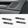 4/10pcs car audio decorate 3D Aluminum Badge Emblem Sticker Car Styling For Toyota CHR C-HR 2017 2018 Accessories