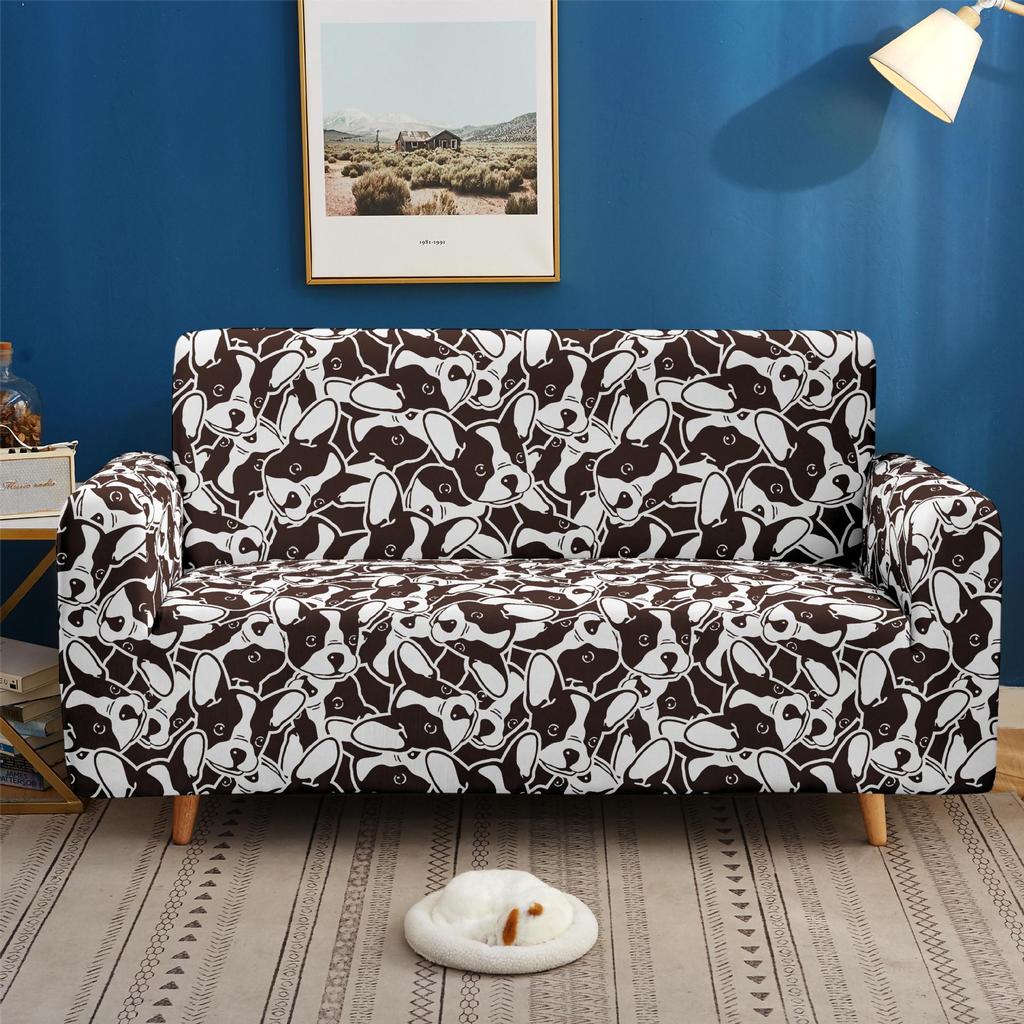Cartoon Animal Elastic Sofa Cover Wooden Sofa Cover All-Inclusive Non-Slip Leather Full Cover Fabric Combination Universal In All Seasons