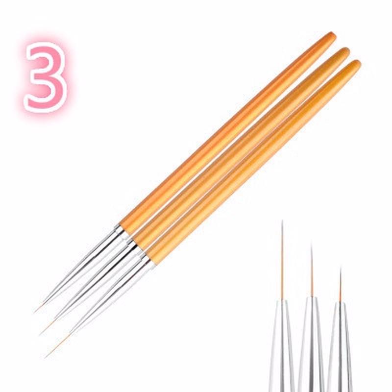 Nail Art  Liner Grid Stripe Flower Design DIY Drawing Painting Brush Pen Manicure Tool