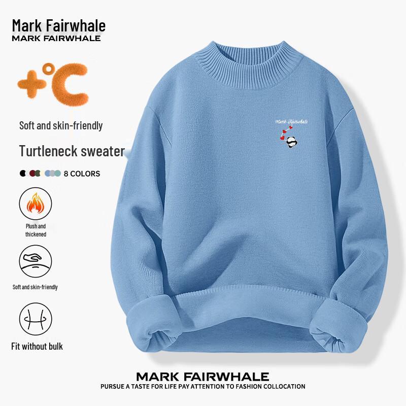 Mark Fairwhale Men's Heavyweight Mock Neck Sweater