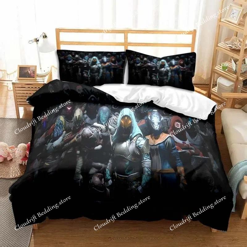 Game Destiny Bedding Set Boys Girls Twin Queen Size Duvet Cover Pillowcase Bed Kids Adult Fashion Home Textileextile