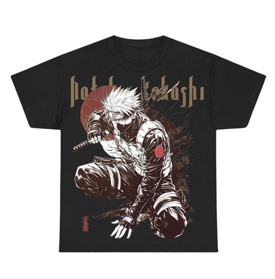 

Kakashi Hatake Vintage Tee Japanese Ninja Anime Graphic Shirt 3XL