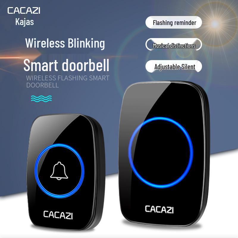 Kajia Si Wireless Doorbell - One-to-One Long-Range Receiver, No Battery, Ideal for Elderly Call Reminders