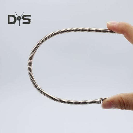 Spring Drawstring Threader Bendable DIY Rope Threader Clip Flexible Drawstring Threading Tool for Hoodies Shorts Pants Drawstring Replacement