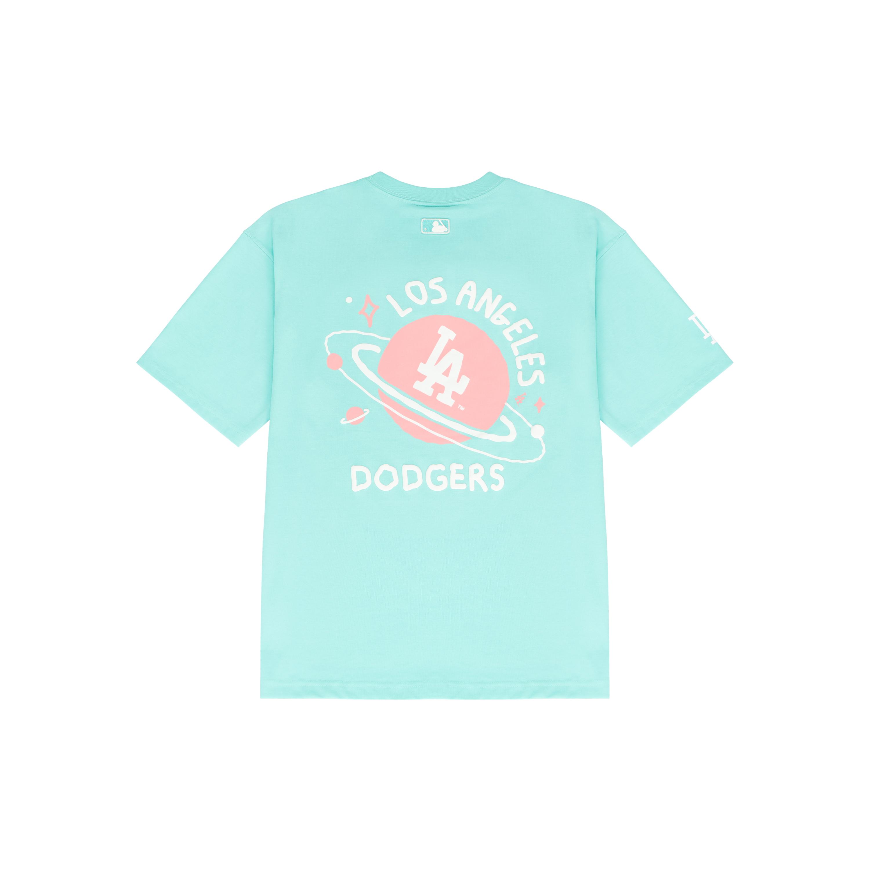 MLB Los Angeles Dodgers T Shirts Unisex Mint Crew Neck Moderate Straight Fit 3ATSL4023-07MTS XL