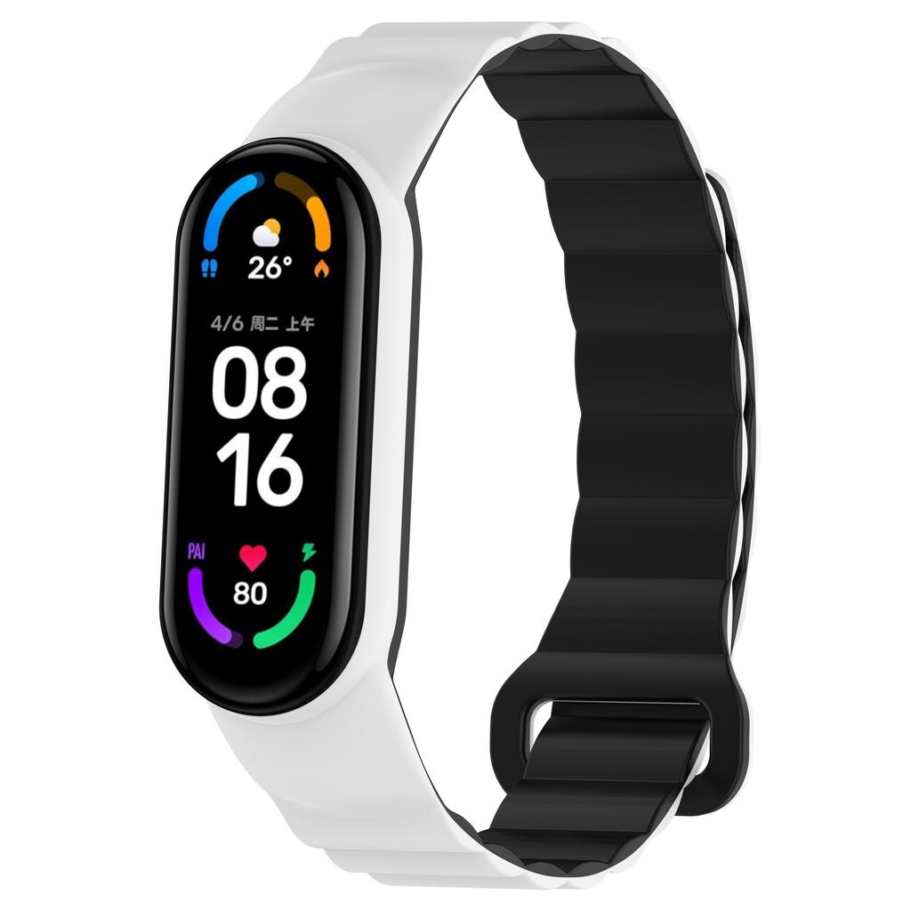Silicone Magnetic Loop Strap For Xiaomi Mi Band 10 9 8 7 6 5 4 3 Bracelet Wristband Correa for Mi Band 8 9 Mi band 10 Belt strap