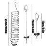 Bird Toys For Parrots Conure Toys Fruit Feeder Bird Supplies 3 Pieces Stainless Steel Cage Accessories Foraging Pet Supplies