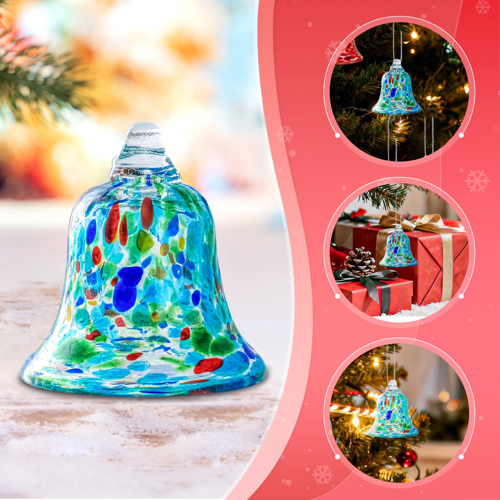 Christmas Bell Ornament Jingle Bell Gift Smooth Photo Prop Charm Pendant Xmas