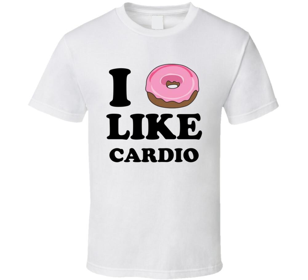 I Donut Like Cardio Funny Dessert T Shirt XXL