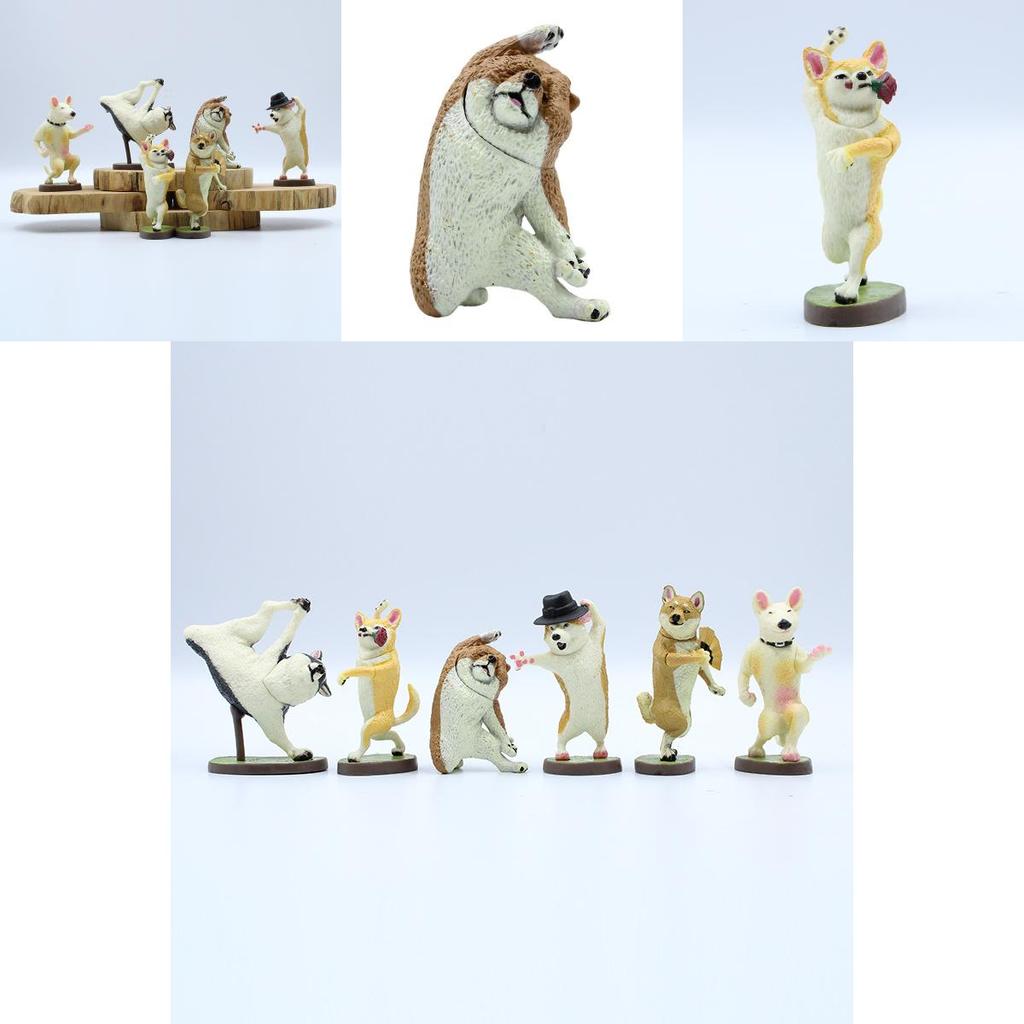 Dog Dance Master Pvc Figurines Set For Kids And Collectors