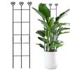Plant Trellis Rustproof Metal Pole Stakes 83x20cm Monstera Plant Stem Support Poles For Pothos Ivy Clematis Philodendron Balcony