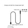 Type-C'den DC5521 Güç Kaynağı Adaptör Kablosu 8.4V Şarj Adaptörü Kablosu 8.4V Lityum Pil Paketi Li-ion Pil için