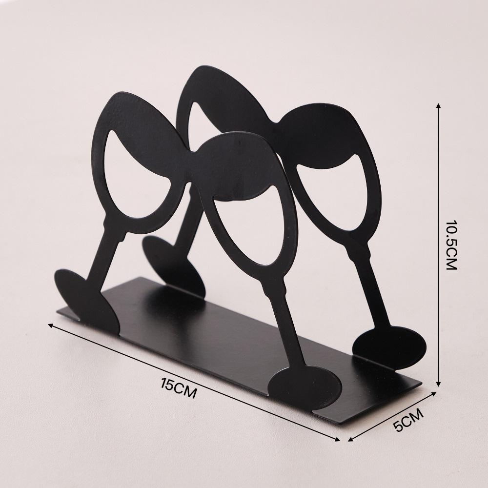 Simple Creative Vertical Desktop Restaurant Decoration Paper Towel Holder