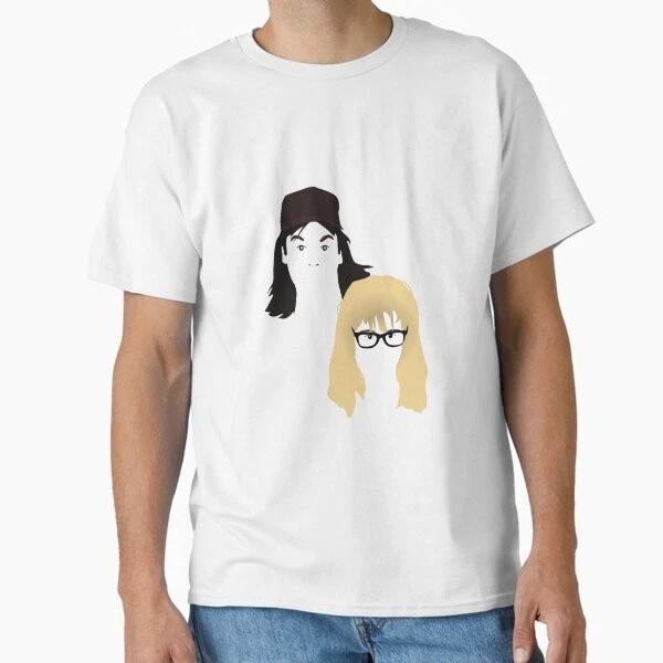 Waynes World Classic Tshirt Made In Usaaus Tshirt S2xl S