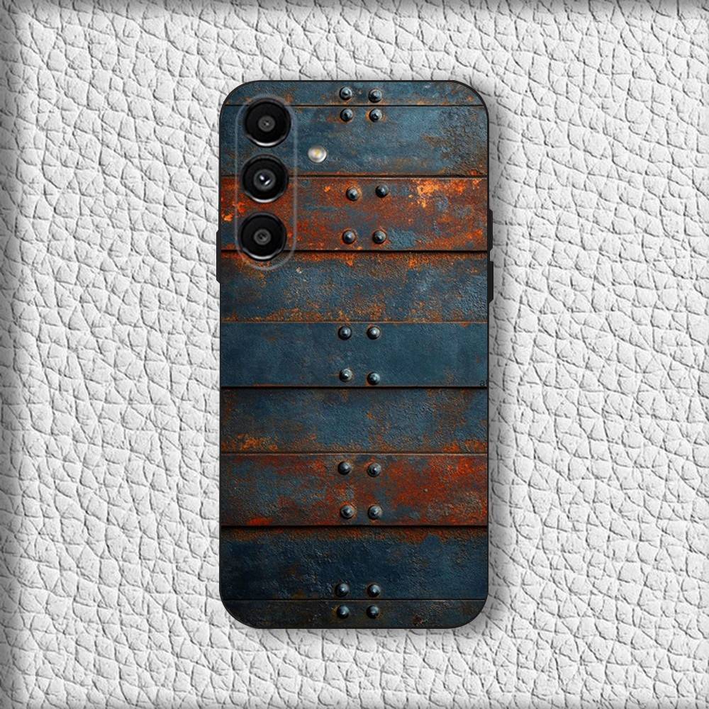 Retro Industrial Rust Phone Case For Samsung Galaxy A20,A21s,A22,A31,A32,A52,A53,A72,73,A80 Soft Black Cover