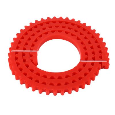 Holzbearbeitungsprofilleiste Ausgezeichnete Rückstellkraft Zahnradgetriebene Kette Robust Flexibel Kurvenschablone