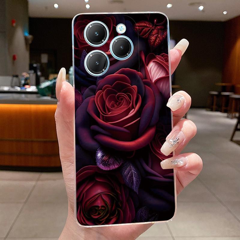 

Чехол для infinix Hot 40 Pro/hot 40i Роскошный Дракон Милый Крутой Мальчики Девочки Мягкий силиконовый Чехол для телефона Задняя крышка Прозрачный корпус Infinix Hot 40i