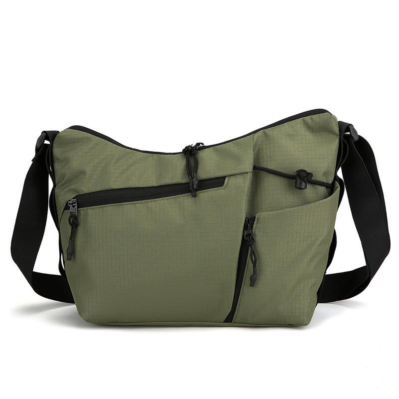 Oxford Fabric Mens Single Shoulder Bag With Waterproof Design For Outdoor Hiking And Cycling
