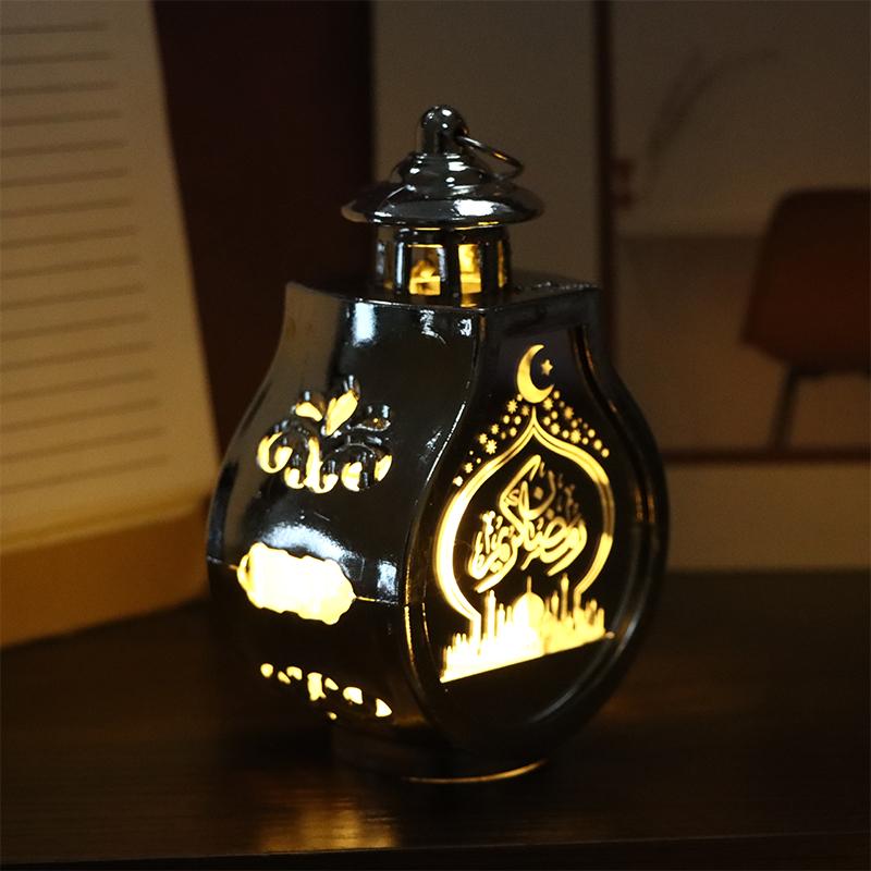 2026 Ramadan Decoration Led Lantern Light Eid Mubarak Star Moon Castle Lights Eid Mubarak For Ramadan Kareem Home Decor