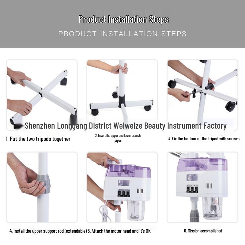 Dual Tube Hot & Cold Beauty Sprayer for Facial Care, Hydration, and Moisturizing In Salons