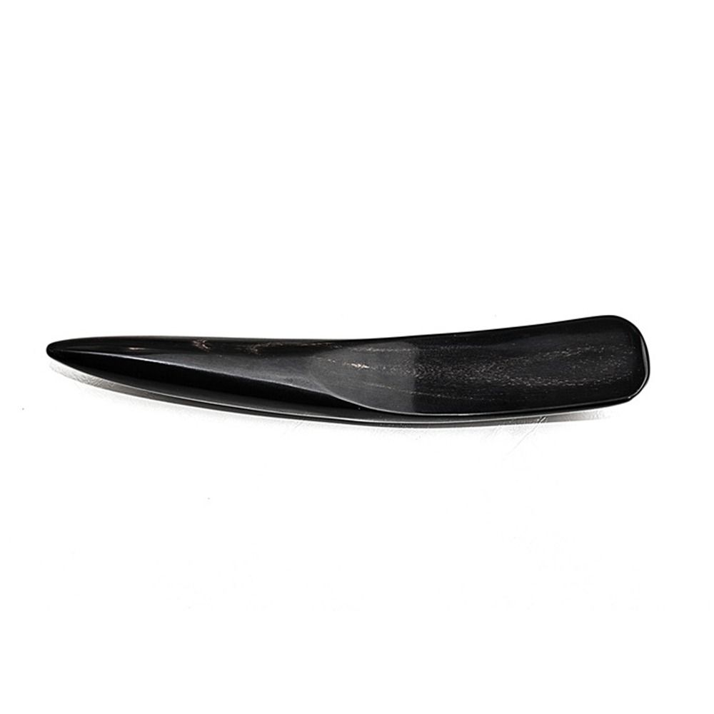 Relaxation Gua Sha Board Black Buffalo Horn Meridian Massage Stick Massage Scraping Bar  Women
