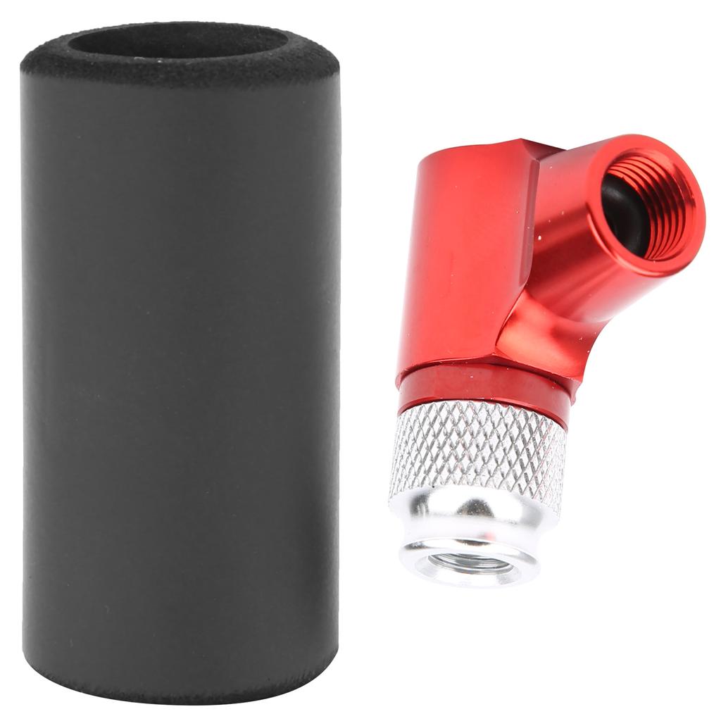 Bike Tire Portable Manual CO2 Inflator Tire Pump Mouse with Sponge Sleeve