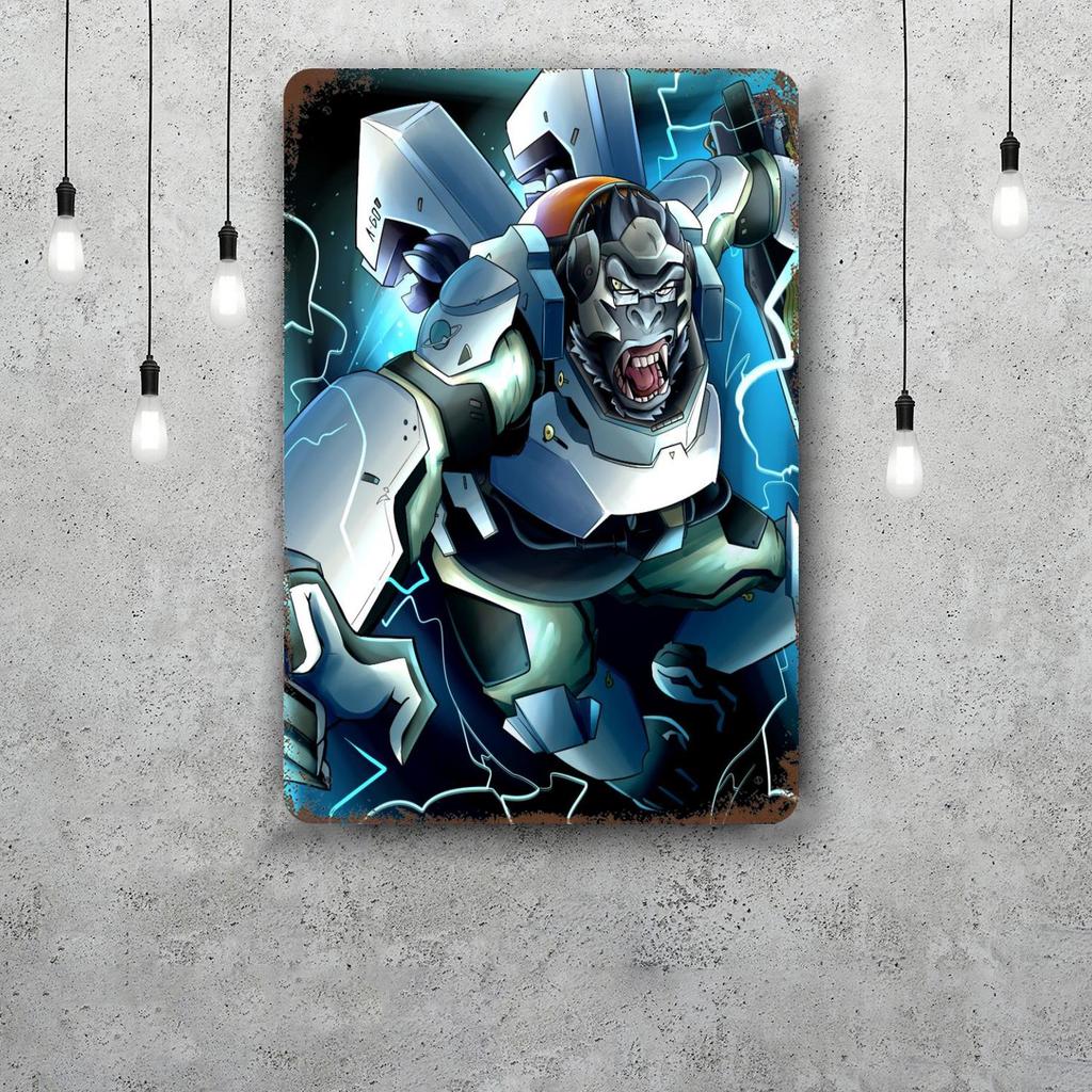 Overwatch Classic Poster Rusty Metal Plaque Retro Decorative Plate Bar Man Cave Garage Club Metal Sign Wall Decoration