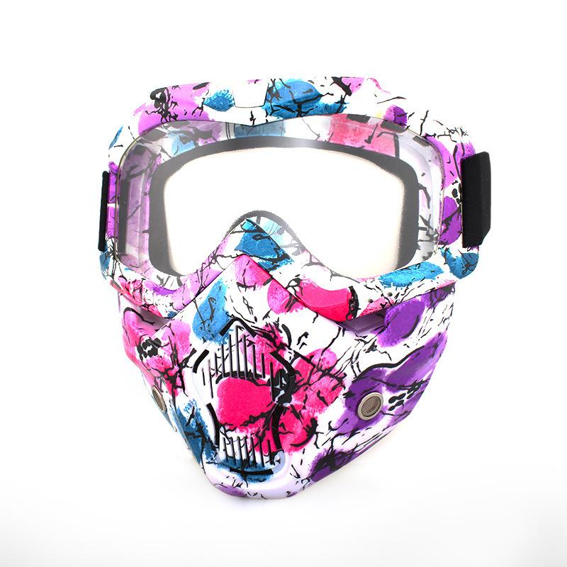 Retro face masks, goggles, off-road motorcycles, racing goggles, outdoor cycling glasses, skiing