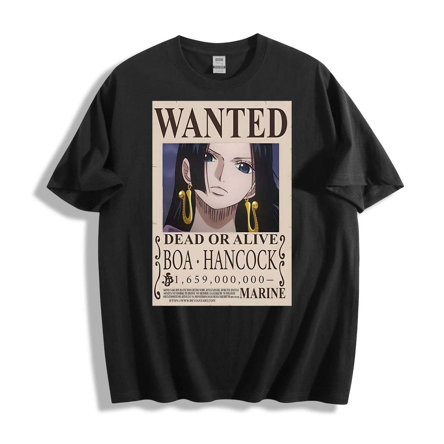 One Piece Boa Hancock Wanted Poster T-Shirt L