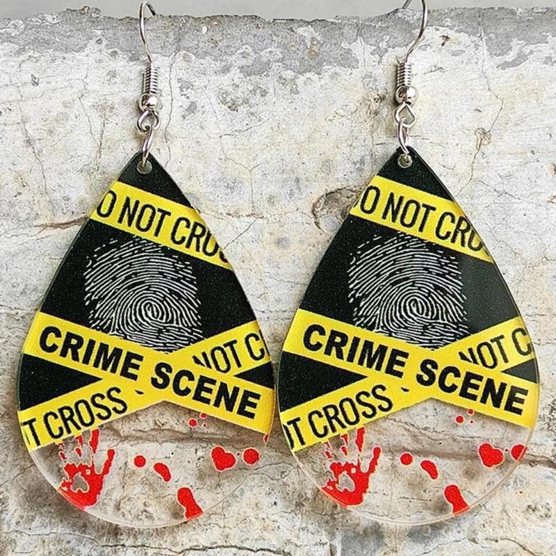 Halloween Ear Drops Ear Jewelry Drop Earrings Ear Accessories Dangle Earrings Acrylic Material Perfect for Halloween
