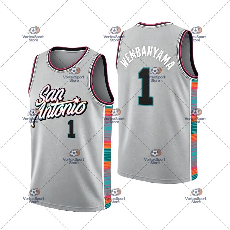 Children's NO.1 Wenbanyama Basketball Quick-drying Vest Men's Sleeveless O-neck Basketball Sports Tranning Jersey Vest