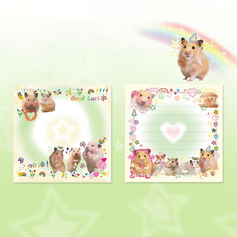 

60 листов милые животные блокноты кавайные сообщения бумага модный блокнот мультфильм универсальный липкий блокнот студенческие канцелярские принадлежности подарки A4