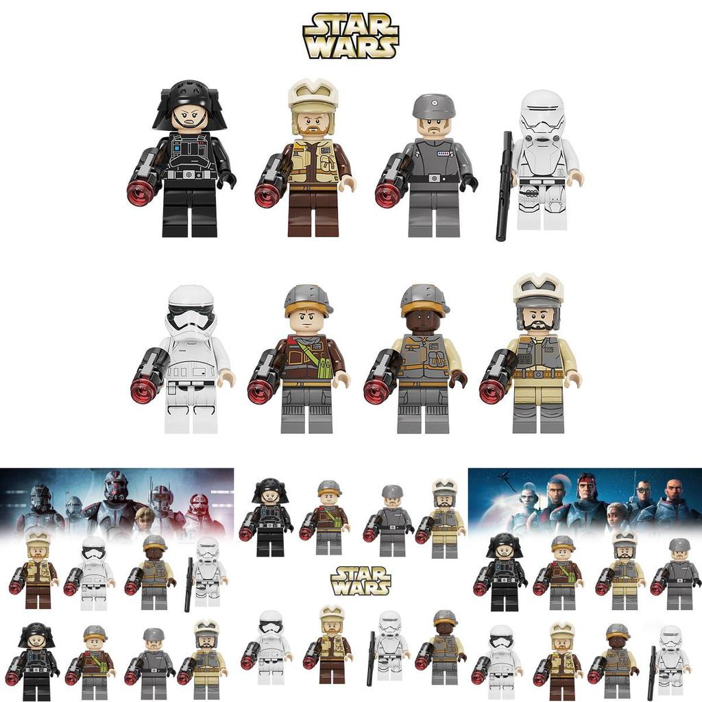 Kinder Bauspielzeug Stormtrooper Schneesoldat Kommandofigur Kunststoffmaterial Höhe 4,5cm