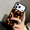 Capa Case for iPhone 17 Air 16 Pro Max 15 Plus 11 13 Mini 14 12 Back Phone Cover Tortoiseshell Tortoise Shell