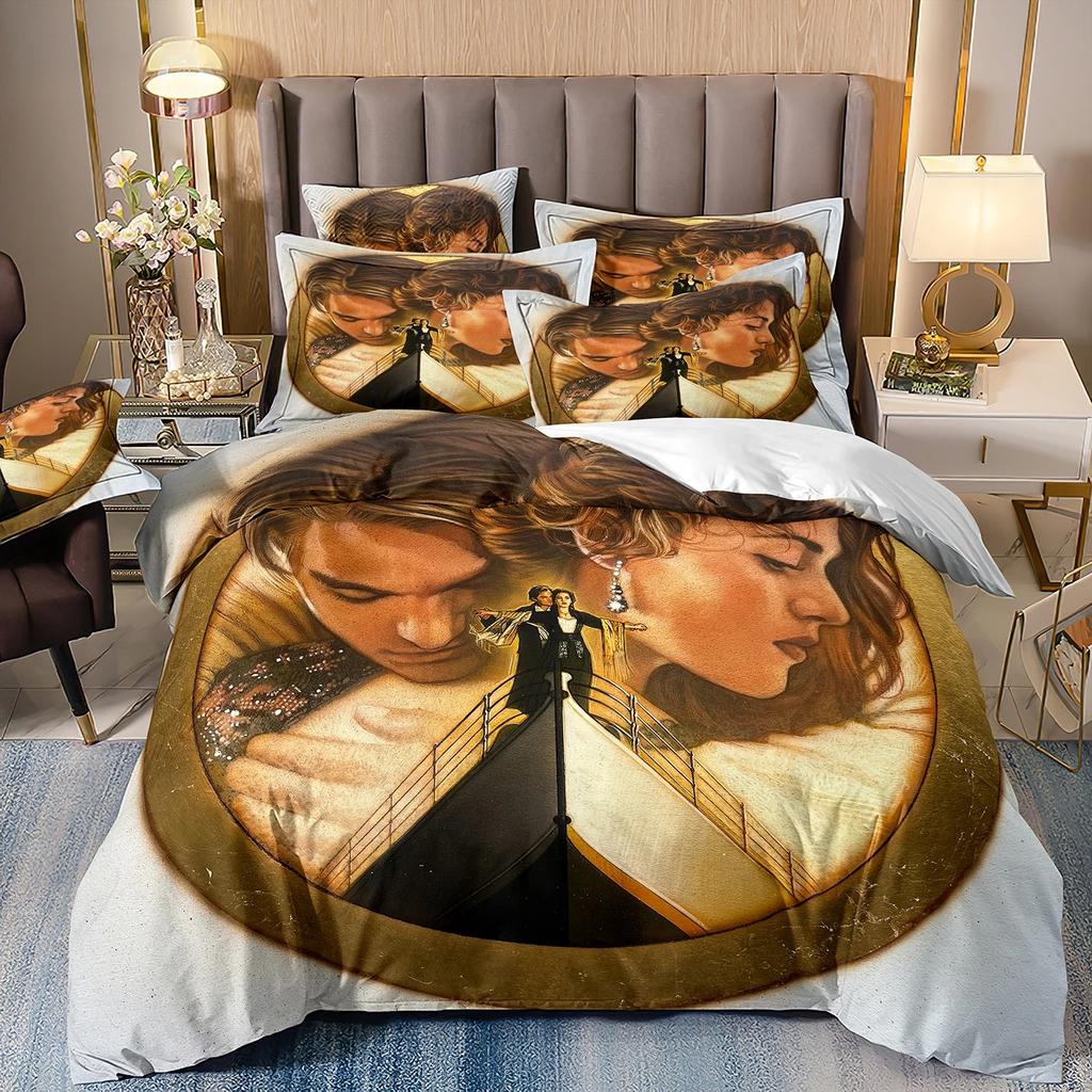 Comforter Titanic Jack And Rose Stitanic Leonardo Dicaprio Bedding Setcomforter Queen King Single Size