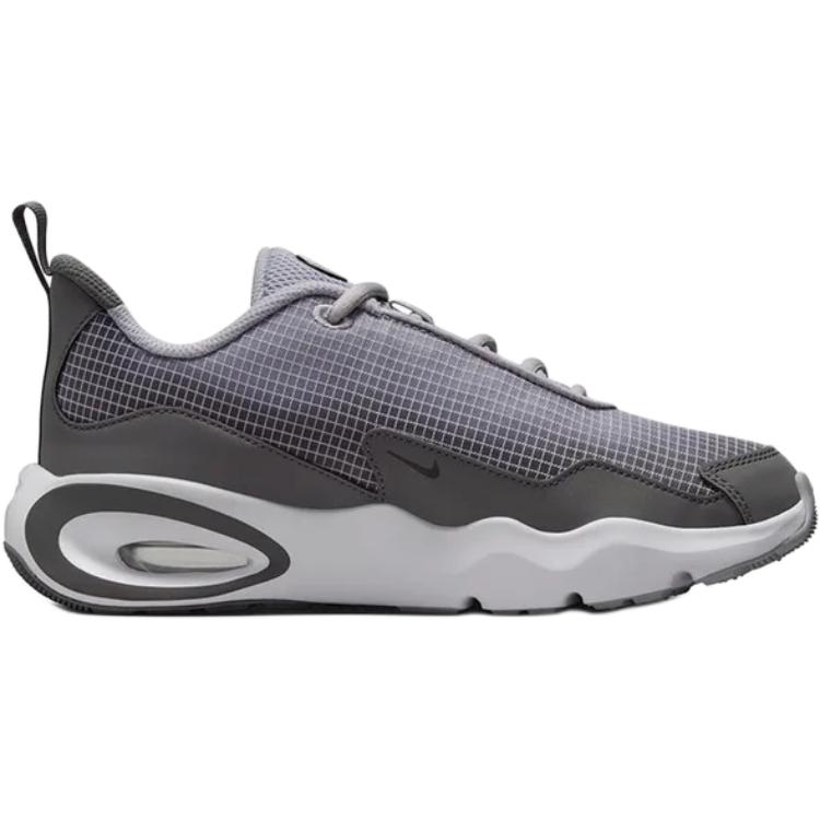 New Nike Air Max Nova Abrasion Resistant Low Top Kids Lifestyle Shoes Black Iron Gray Teenagers FN4446-004