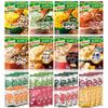 Conjunto Sortido de Sopas de Copo Knorr Ajinomoto 8 Variedades 24 Porções Sopa de Legumes Instantânea Grande Capacidade Comida de Emergência