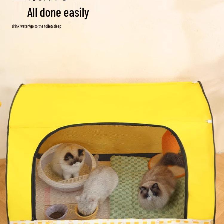 Four Seasons Cat Maternity Tent: Semi-Enclosed Nest for Expectant Cats