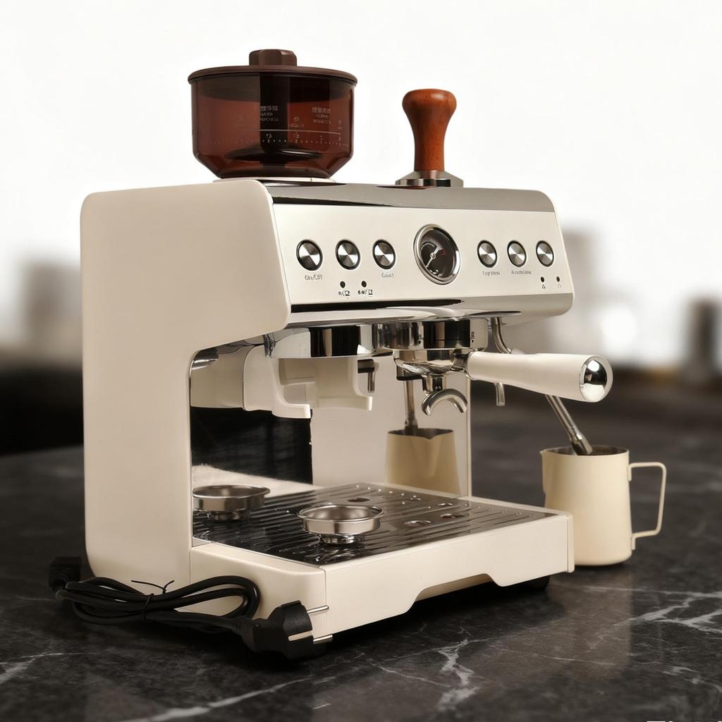 Korean NunuSum Transformer Coffee Machine with Steam Milk Frother