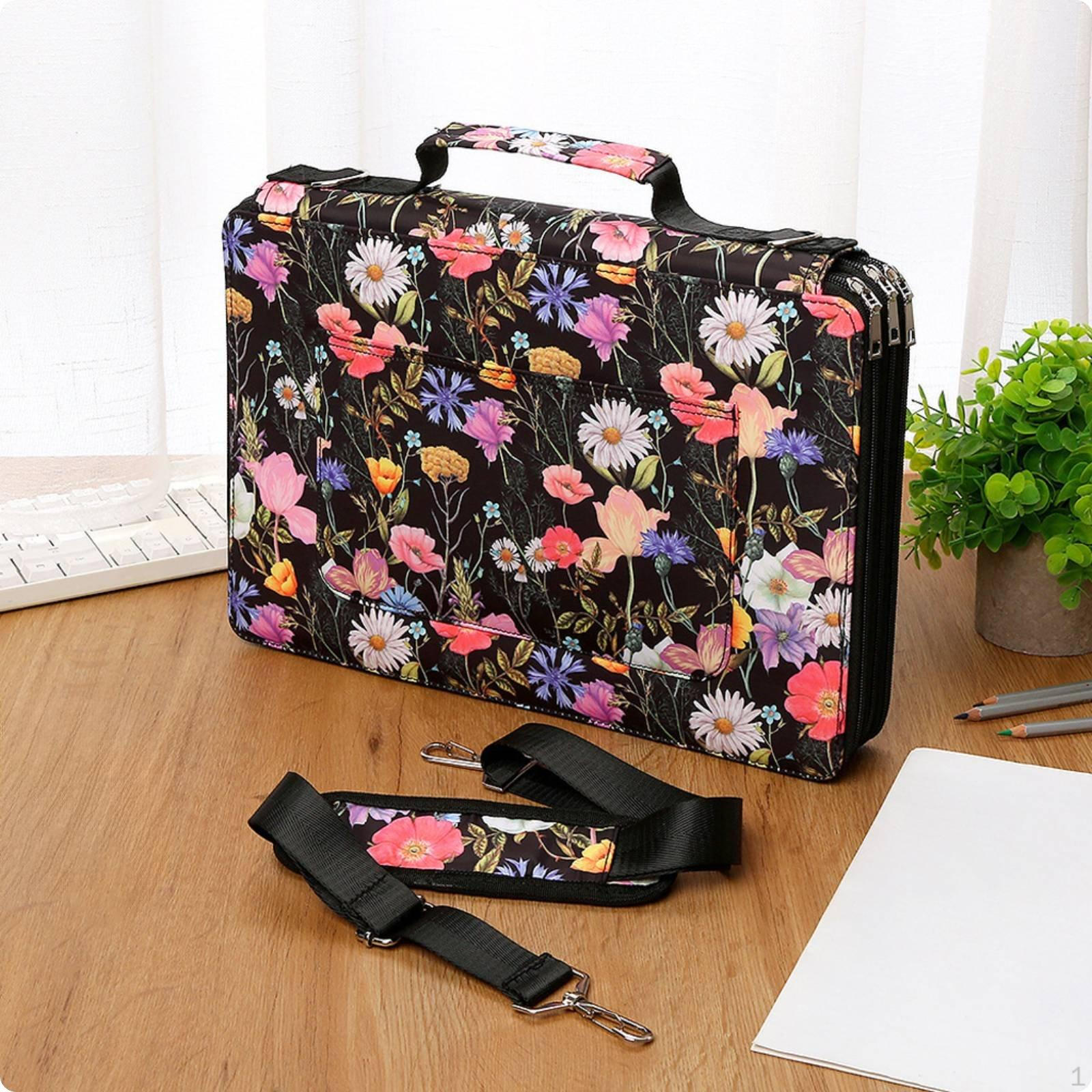 288 Slot Pencil Case Multiple Compartments Large Capacity Zipper Zippered